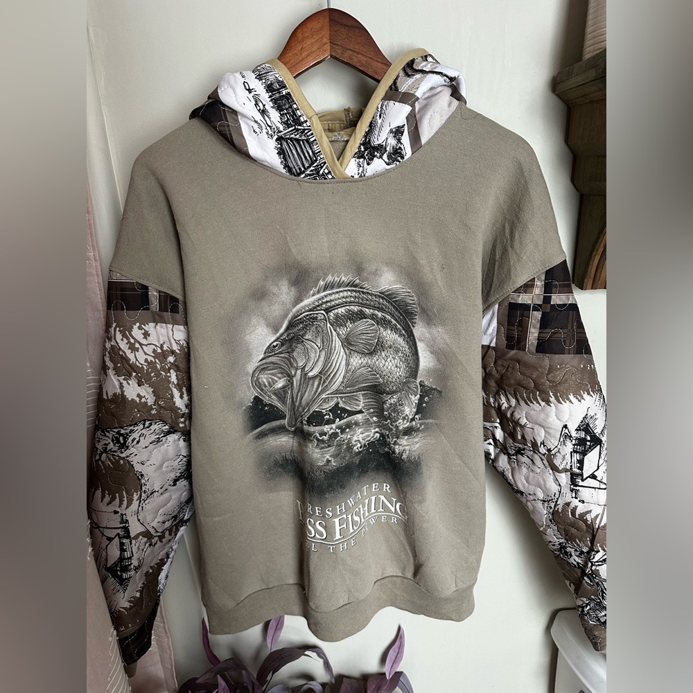 Handmade quilt hoodie